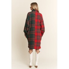 Jade By Jane Jade by Jane Reverse Colorway Flannel Jacket