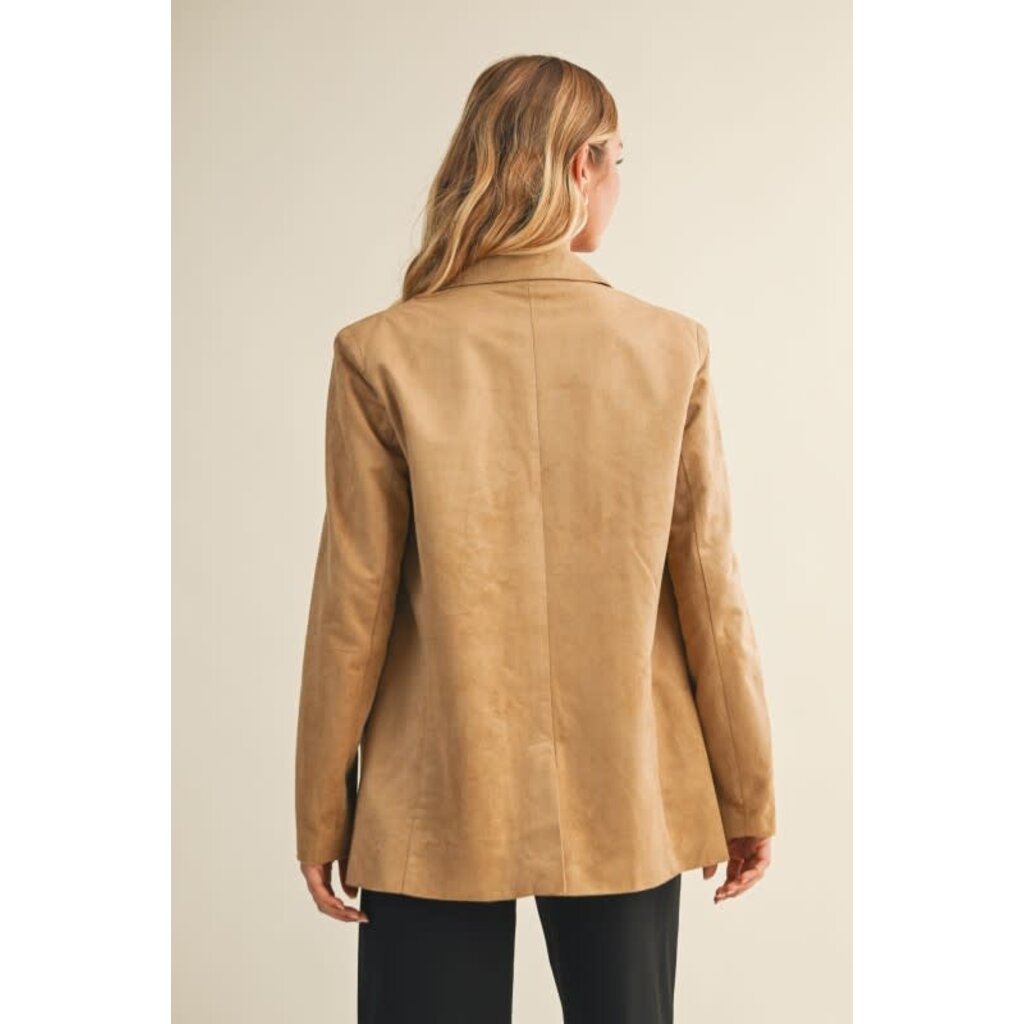 Mustard Seed Mustard Seed Suede Blazer Jacket