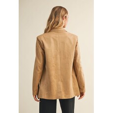 Mustard Seed Mustard Seed Suede Blazer Jacket