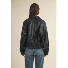 Mustard Seed Mustard Seed Double Breasted Leather Jacket