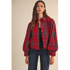Anniewear Anniewear Christmas Tartan Check Blouse