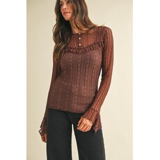 Anniewear Anniewear Stretch Lace Top