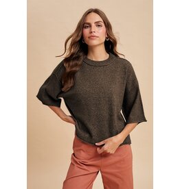 Anniewear Melange Sweater Top