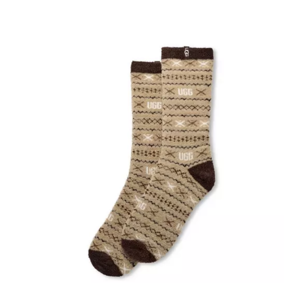 Ugg Ugg Leslie Graphic Crew Sock