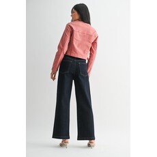 Just Black Denim Just Black Denim Patch Pocket Wide Leg Jean