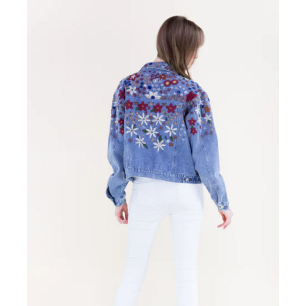 Original USA Original USA Wildflower Hand Embroidered Jacket