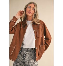 &Merci Studded Suede Jacket
