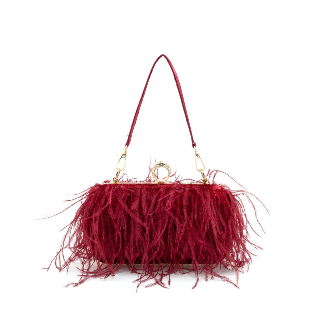 BC Bags BC Bags Feathery Evening Bag