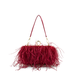 BC Bags Feathery Evening Bag
