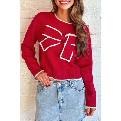 Fashion Works Big Bow Holiday Sweater