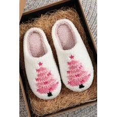 Fashion Works Fashion Works Christmas Tree Slippers