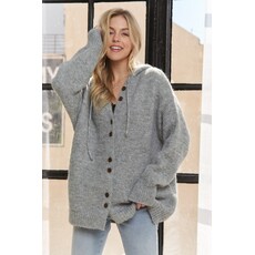 Adora Adora Oversized Hoodie Cardigan
