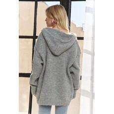 Adora Adora Oversized Hoodie Cardigan
