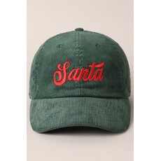 Fashion City Fashion City Santa Corduroy Baseball Cap