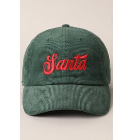 Fashion City Santa Corduroy Baseball Cap