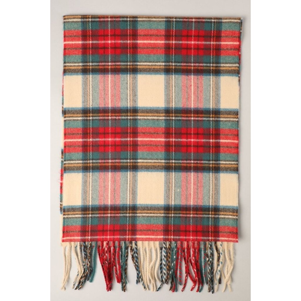 Fashion City Fashion City Tartan Plaid Muffler Scarf