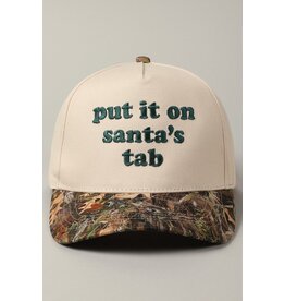 Fashion City Put It On Santa's Tab Hat