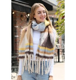 Fashion City Multi Geo Chunky Scarf