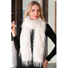 Wona Wona Fluffy Faux Fur Wrap Scarf