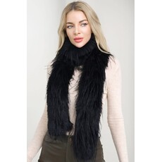 Wona Wona Fluffy Faux Fur Wrap Scarf