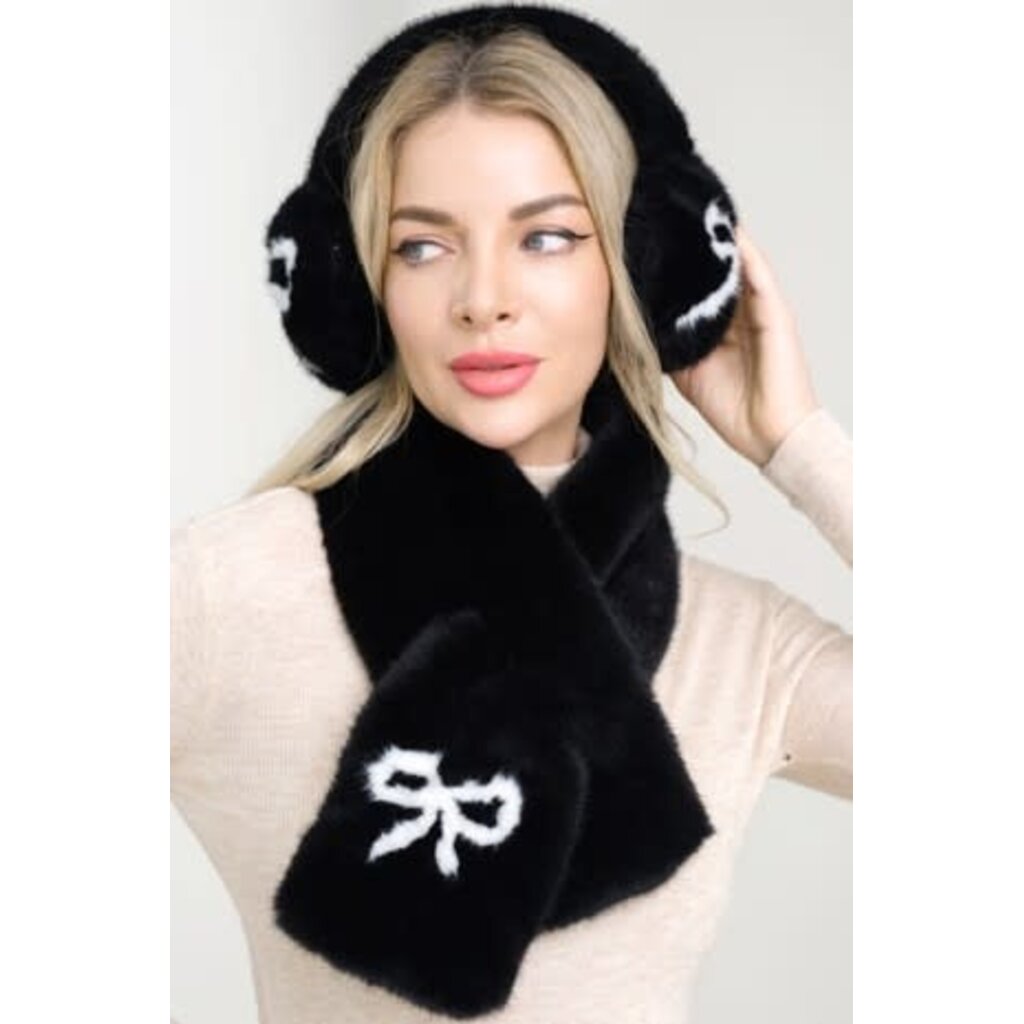Wona Wona Winter Scarf and Ear Muff Set