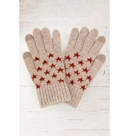 Wona Wona Knit Star Smart Gloves GL0058