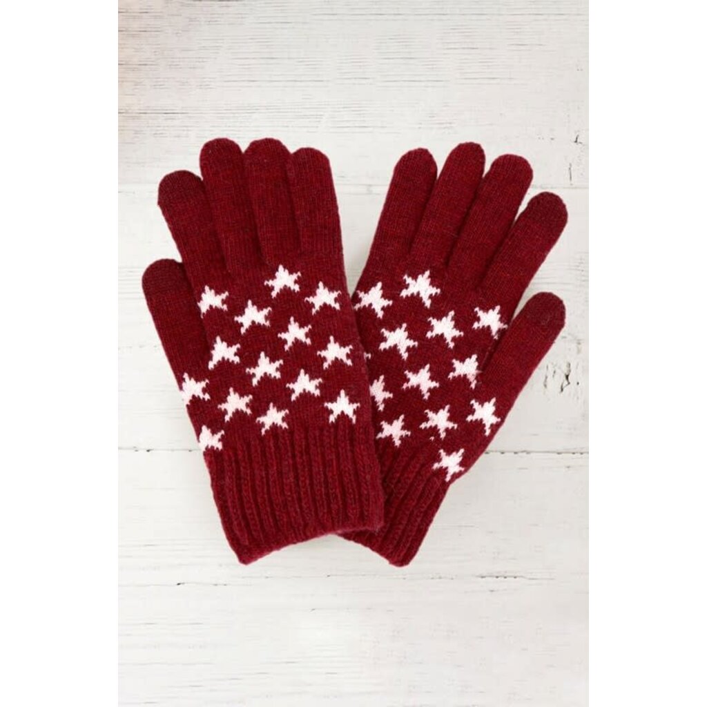 Wona Wona Knit Star Smart Gloves GL0058