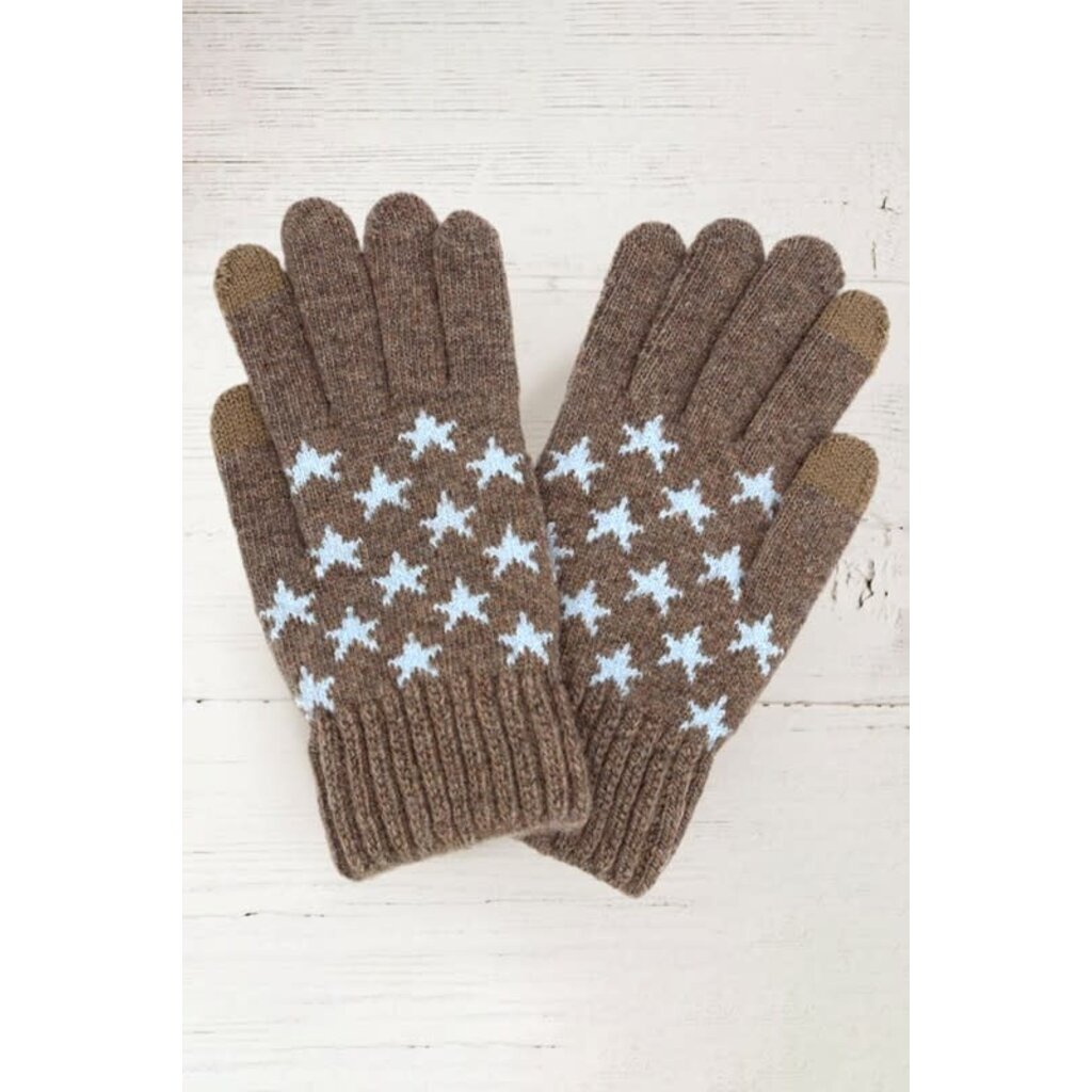 Wona Wona Knit Star Smart Gloves GL0058