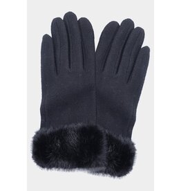Wona Fuzzy Faux Fur Smart Touch Gloves