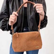 Pretty Simple Pretty Simple Suede Harper Hobo Shoulder Bag