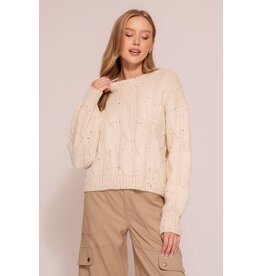 Lumiere Cable Knit Sweater