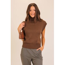 Lumiere Lumiere Modern Turtleneck Sweater Vest