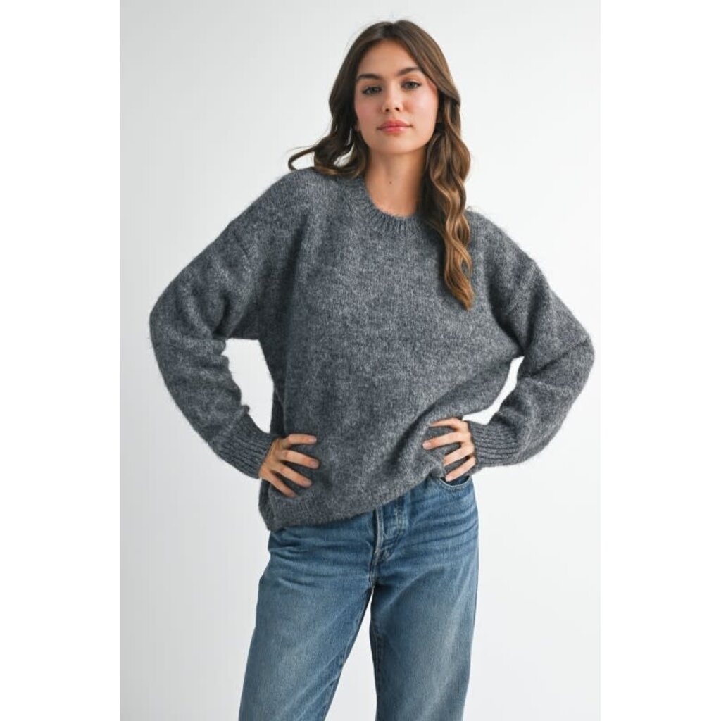Aemi + Co Aemi + Co Cozy Crewneck Sweater