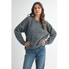 Aemi + Co Aemi + Co Cozy Crewneck Sweater