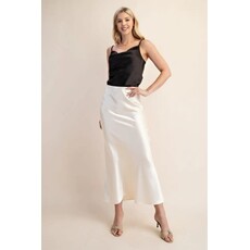 Style U Style U Elastic Waist Midi Skirt