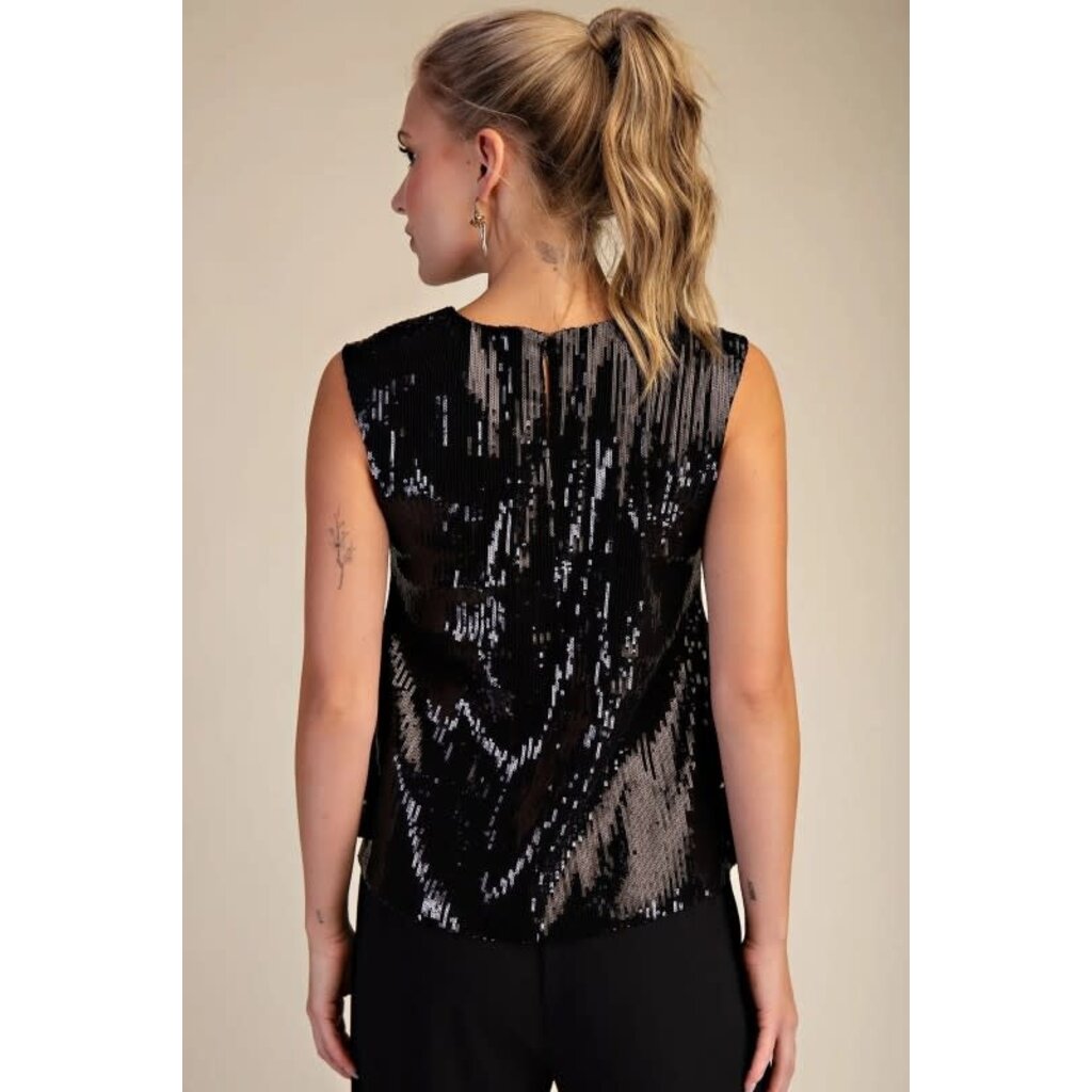 Style U Style U Sequin Peplum Top