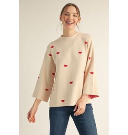 Style U Heart Sweater Top