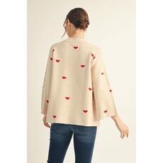 Style U Style U Heart Sweater Top