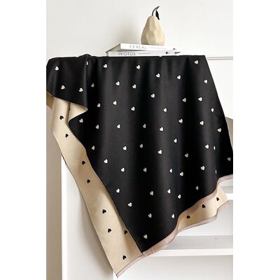 Swan Madchen Heart Colorblock Faux Cashmere Scarf