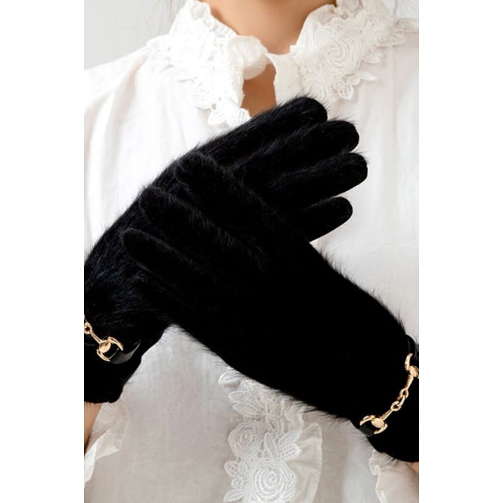 Swan Madchen Swan Madchen Plush Fur Lined Gloves