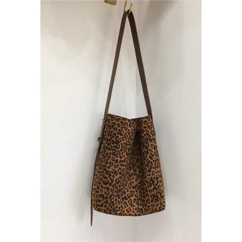 Swan Madchen Swan Madchen Suede Bucket Tote Bag