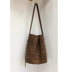 Swan Madchen Suede Bucket Tote Bag