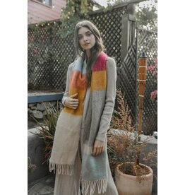 Leto Collection Soft Mohair Scarf