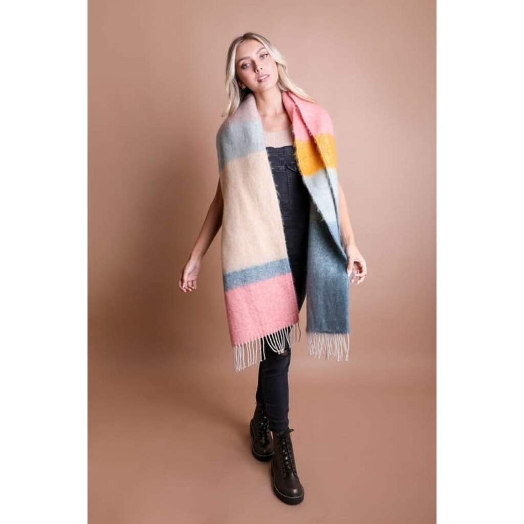 Leto Collection Leto Collection Soft Mohair Scarf
