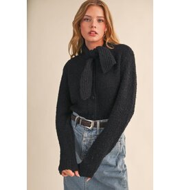 &Merci Tying Neck Sweater Cardigan