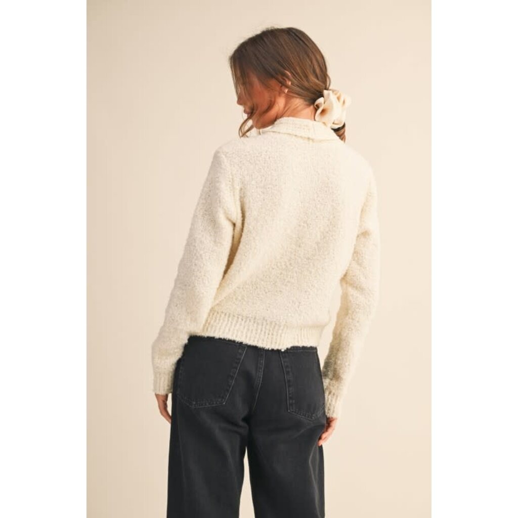 &Merci &Merci Tying Neck Sweater Cardigan