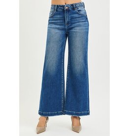 Risen High Rise Wide Leg with Waistband Seam Detail
