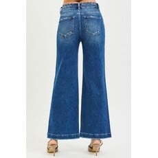Risen Risen High Rise Wide Leg with Waistband Seam Detail