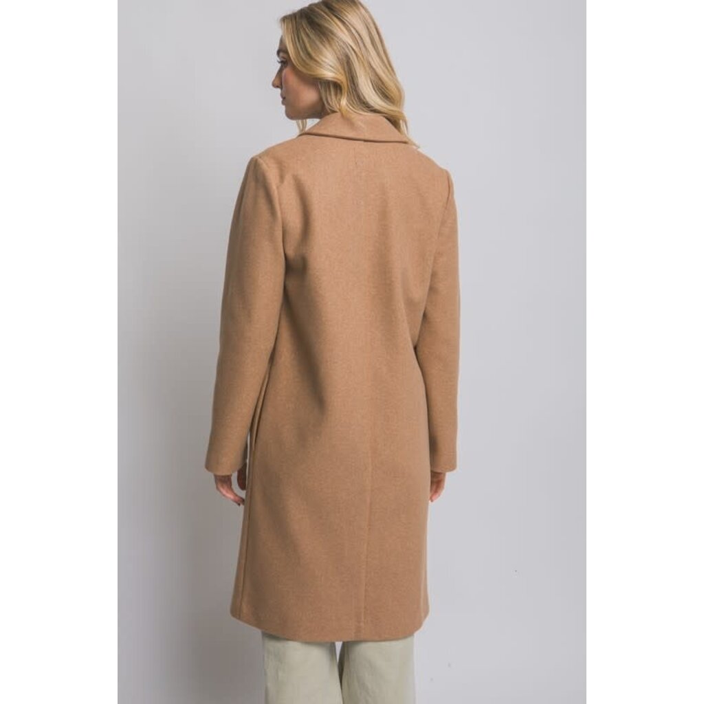 Love Tree Love Tree Classic Single Breasted Long Coat