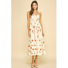 Pinch Pinch Floral Tiered Maxi Dress 6615D